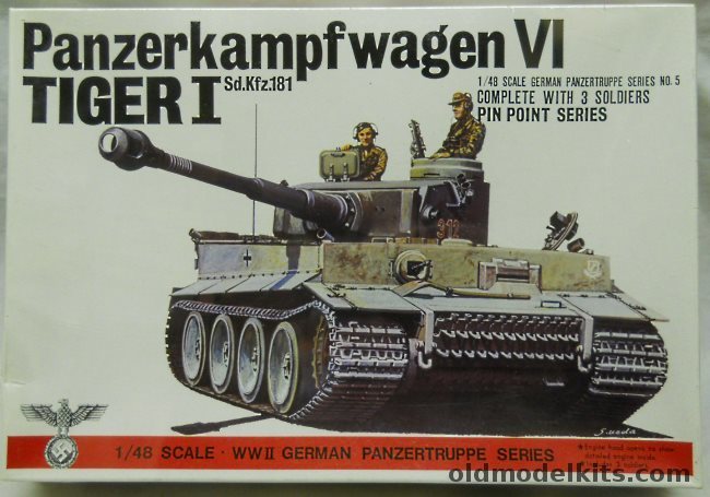 Bandai 1/48 Panzerkampfwagen VI Tiger I Sd.Kfz.181, 8225 plastic model kit